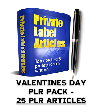 Valentines Day PLR Article Pack - 25 PLR Articles