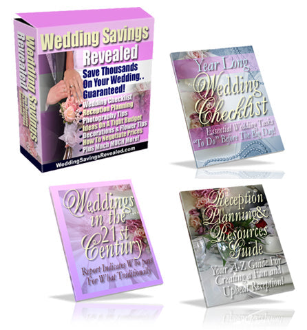 Wedding Savings Revealed eBook