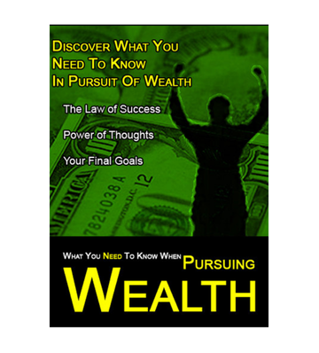 What You Need to Know In Pursuit of Wealth eBook