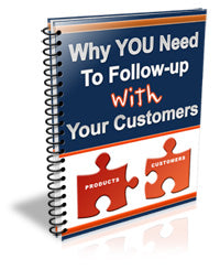 Why You Need To Follow Up With Your Customers eBook