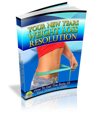 Your New Years Weight Loss Resolution eBook